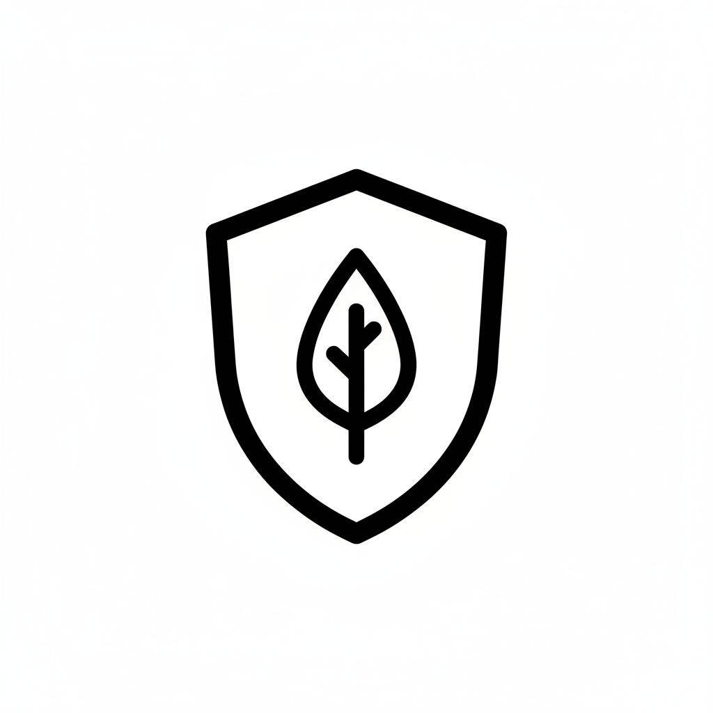 Leaf Shield Icon Large